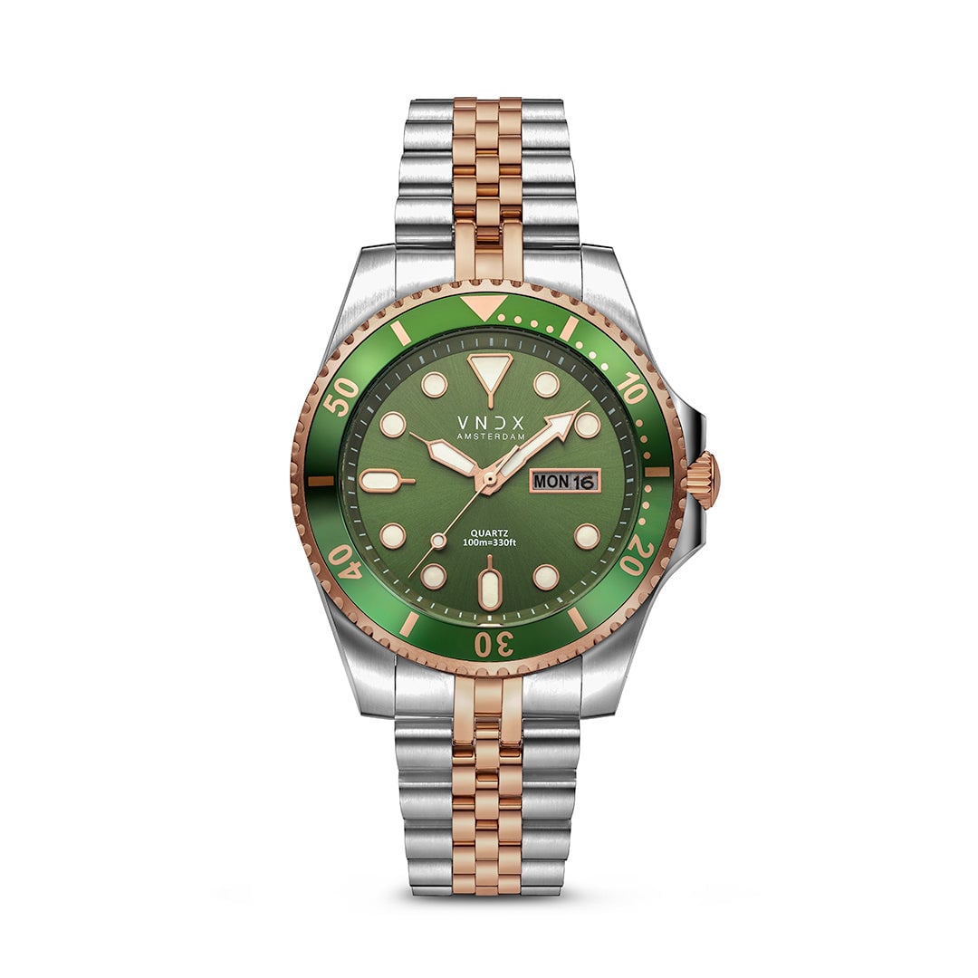 AMS. LXRY. Rose Zilver Groen-1