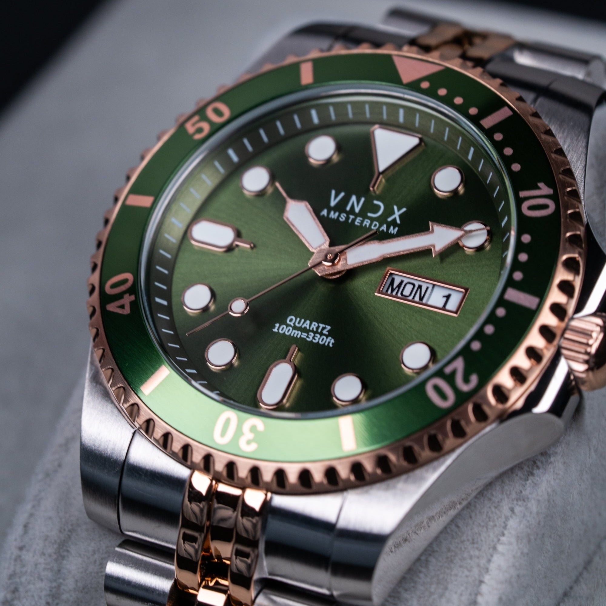 AMS. LXRY. Rose Zilver Groen-2