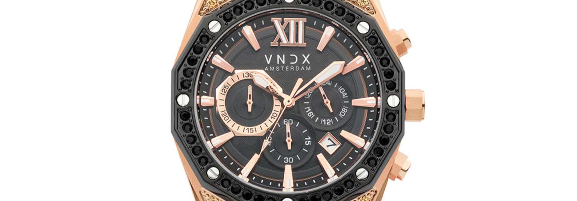 Wise Man Steel Stones Rosé Goud