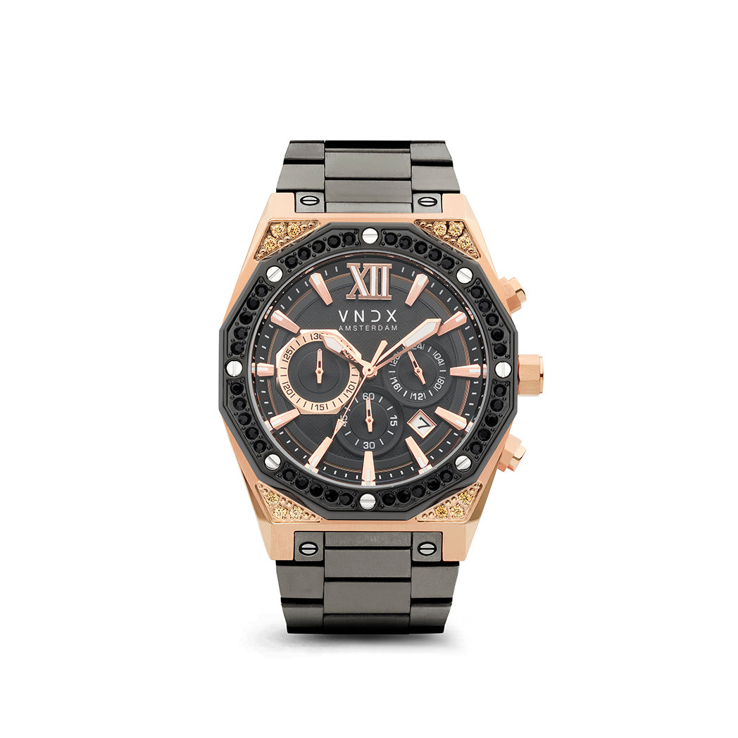 Wise Man Steel Stones Rosé Goud-1