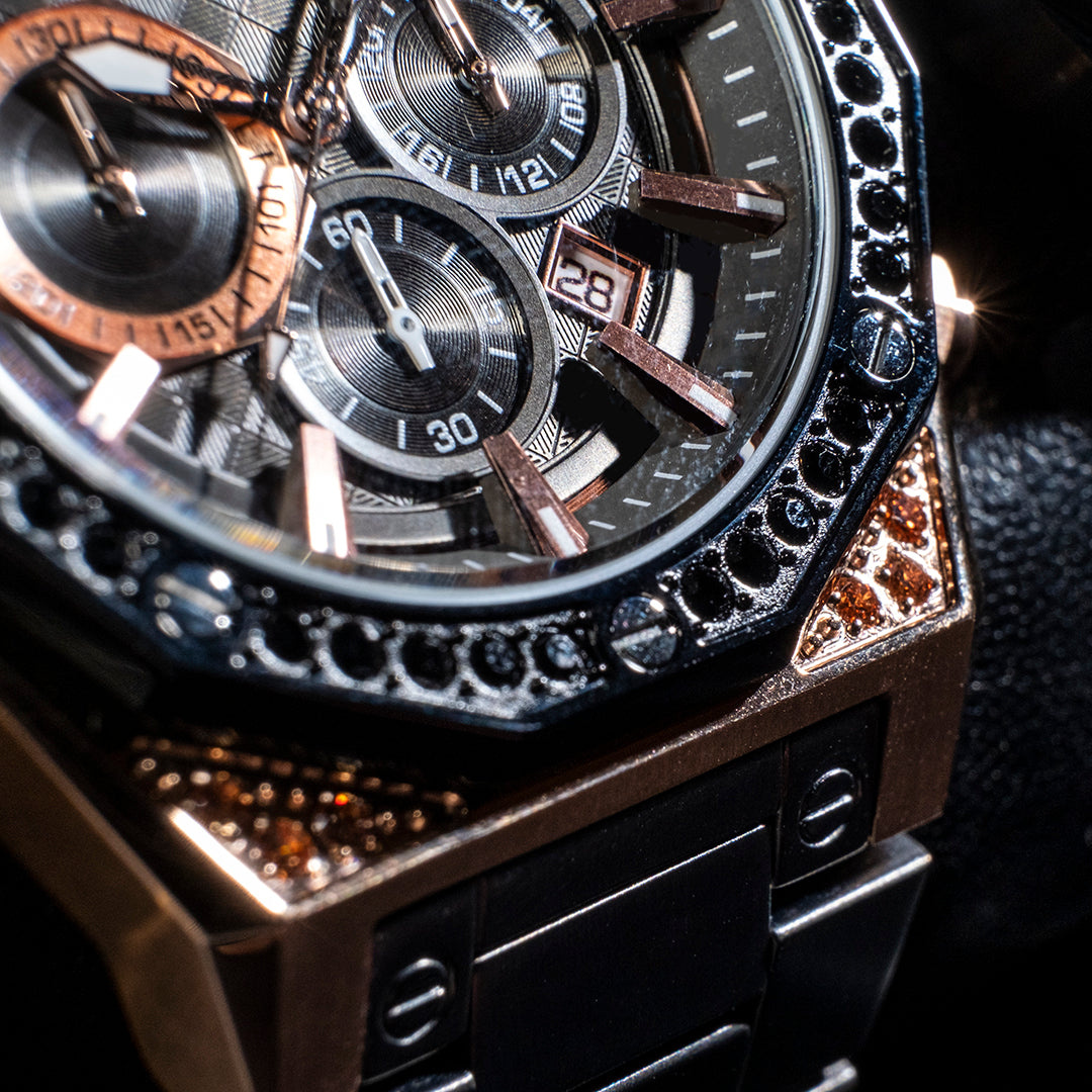 Wise Man Steel Stones Rosé Goud-3