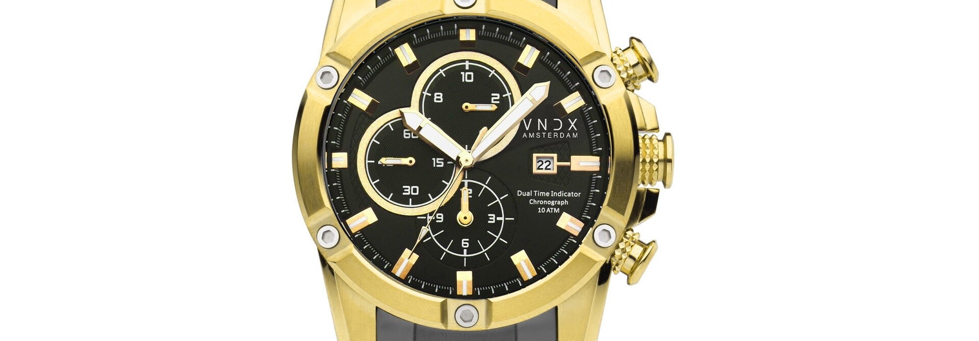 Young Rebel Big Boy Staal Zwart Goud