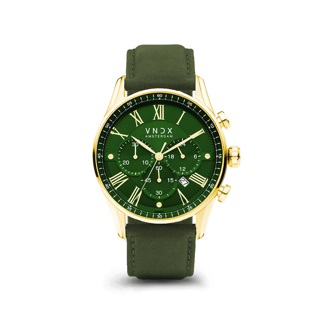 The Chief Goud Leder Groen-1
