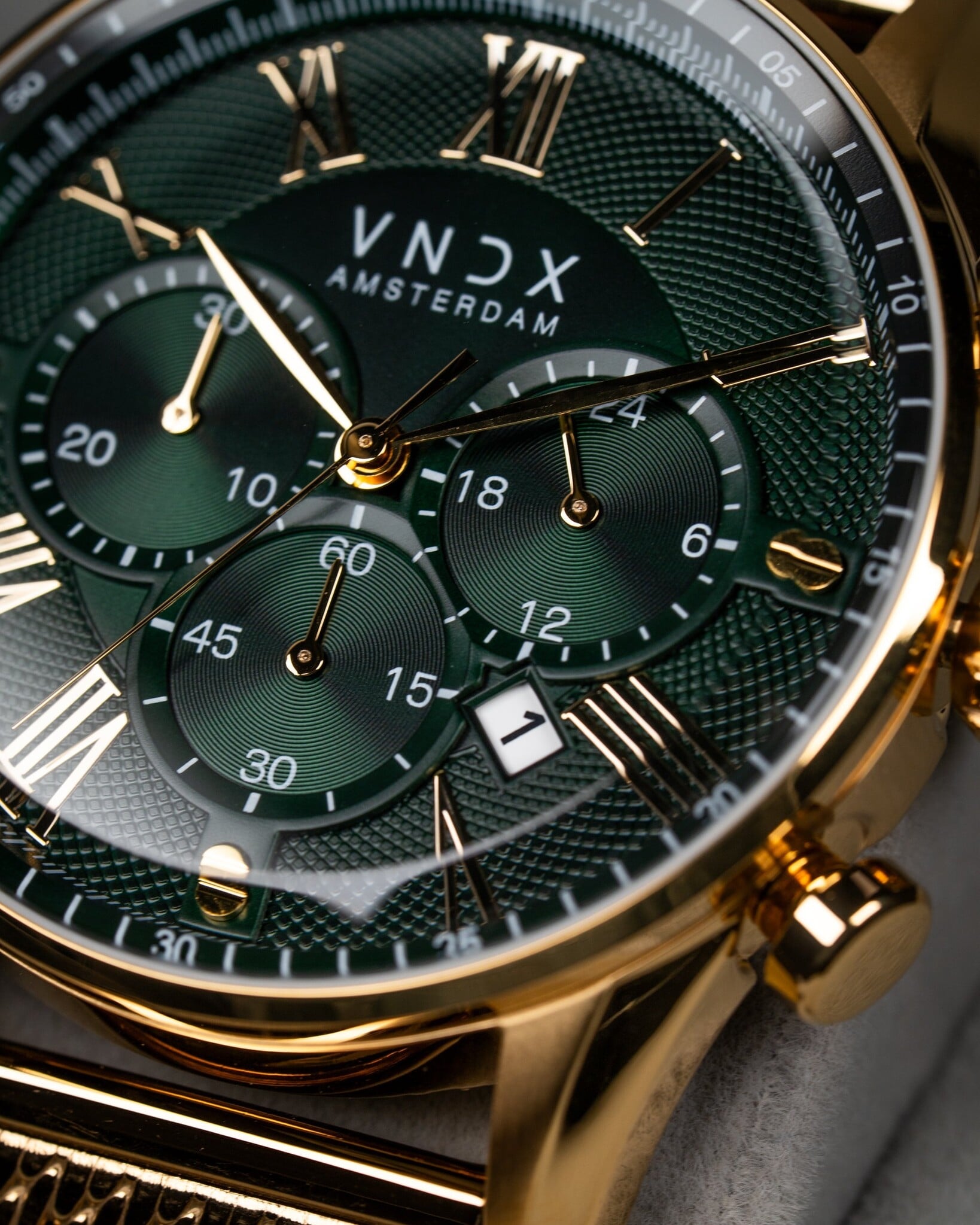 The Chief Goud Leder Groen-2