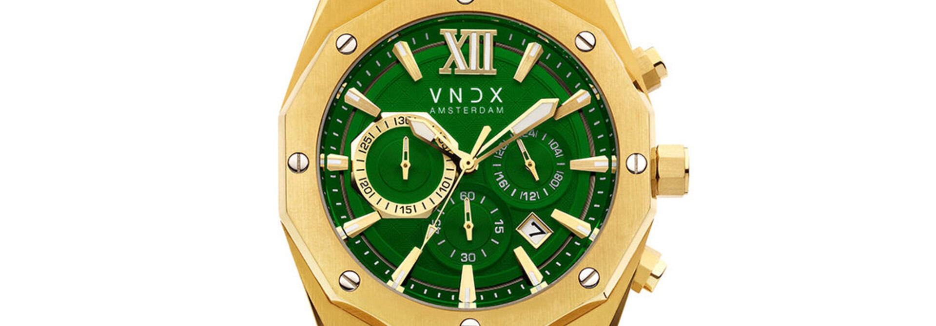 Wise Man Steel Goud Groen