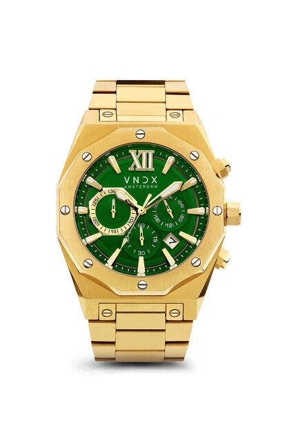 Wise Man Steel Goud Groen