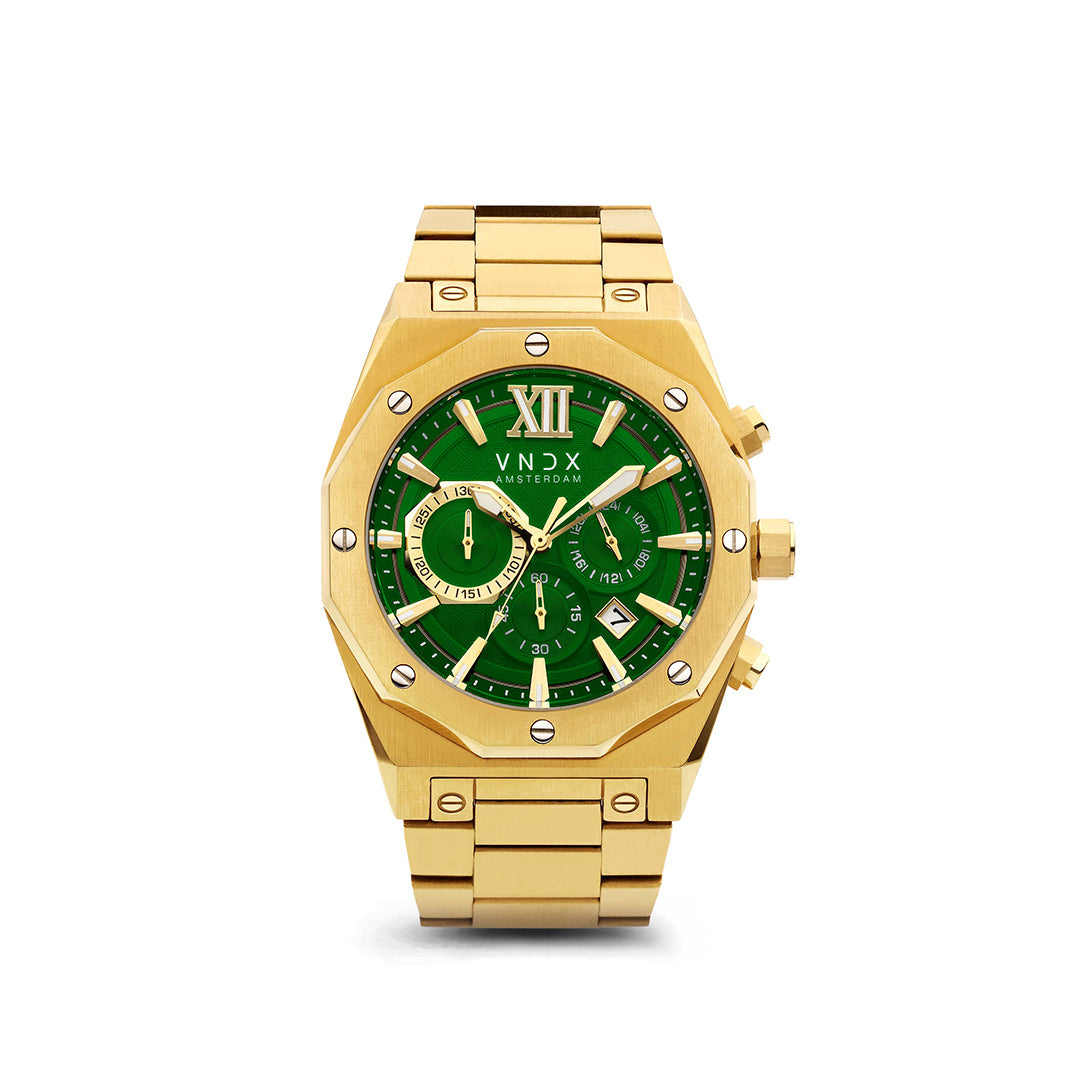 Wise Man Steel Goud Groen-1
