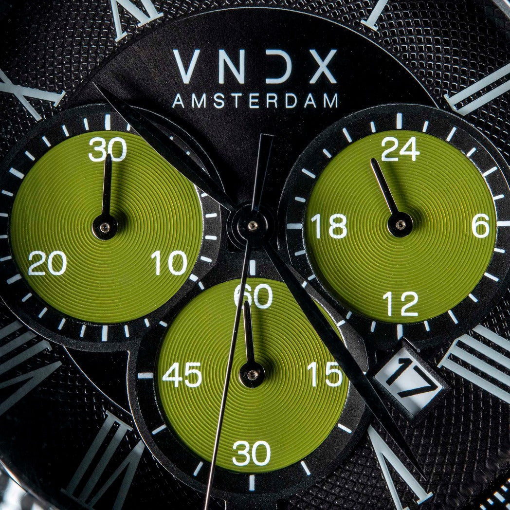 The Chief Groen Leder Zwart-4