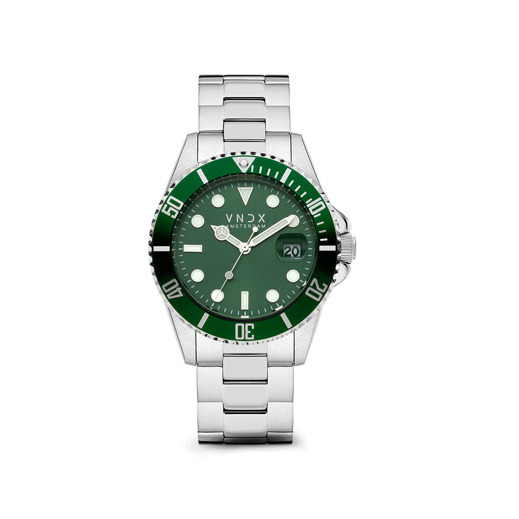 AMS. LXRY. Staal Zilver Groen-1