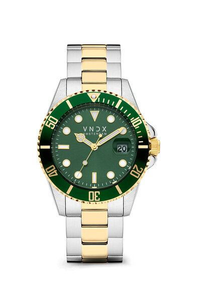 AMS. LXRY. Staal Goud Zilver Groen