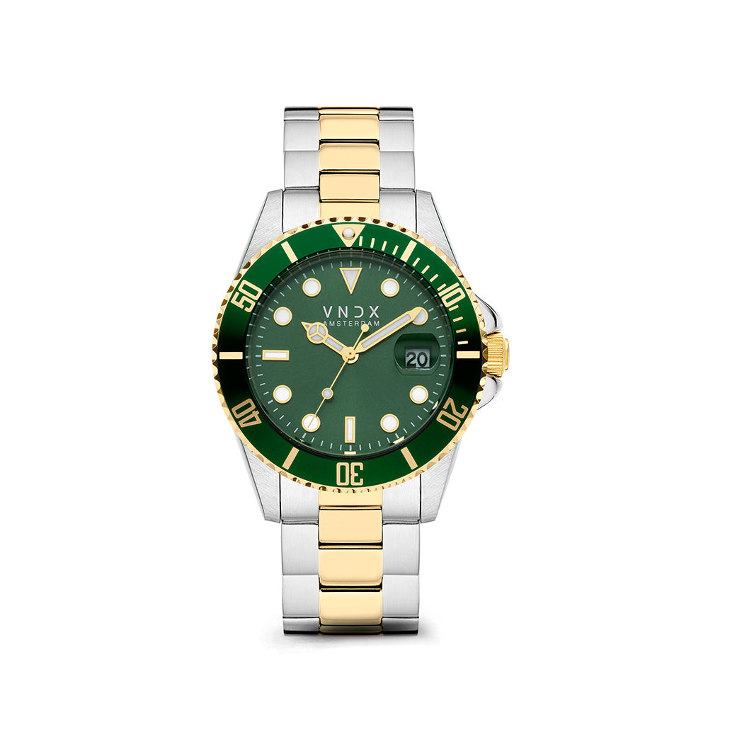AMS. LXRY. Staal Goud Zilver Groen-1