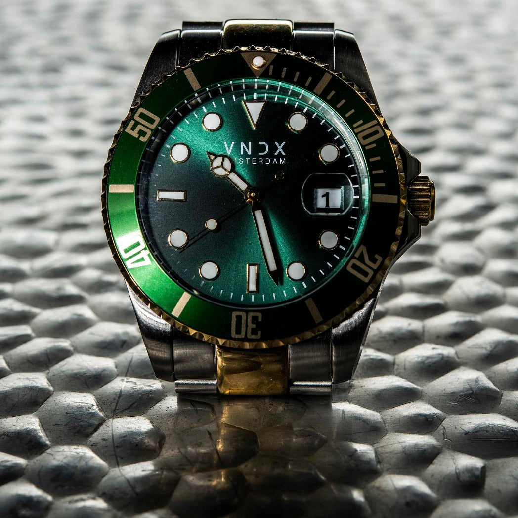 AMS. LXRY. Staal Goud Zilver Groen-2