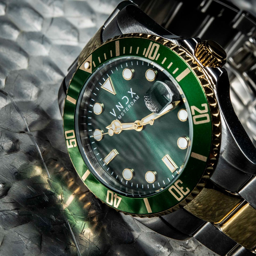 AMS. LXRY. Staal Goud Zilver Groen-3