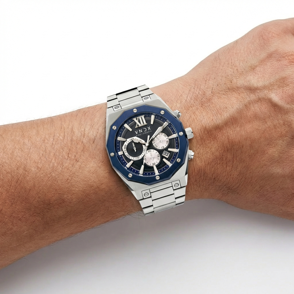 Wise Man Staal Zilver Blauw-5
