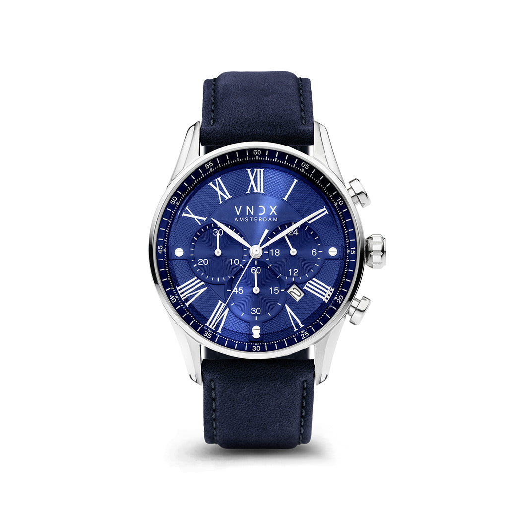 The Chief Leder Blauw-1
