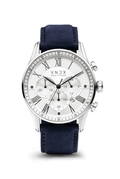 The Chief Wit Leder Blauw