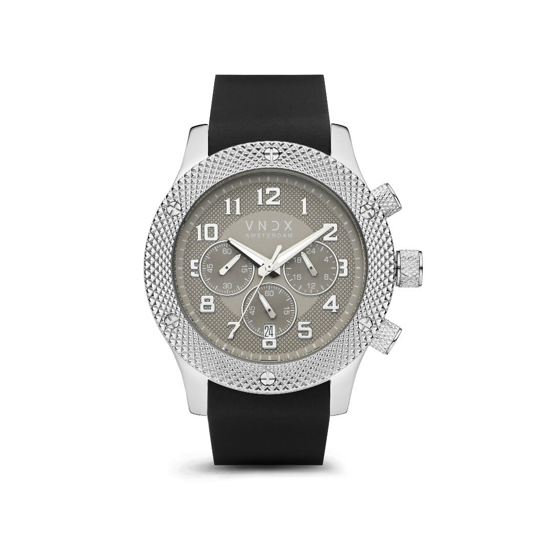 Rocky Rebel XS Zilver Zwart-1