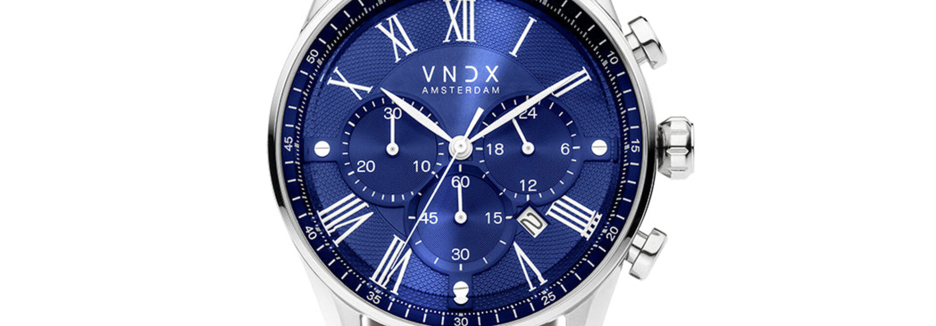 The Chief Blauw Leder Grijs