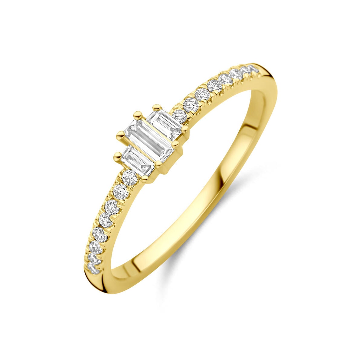 Ring labgrown baquette diamant-1