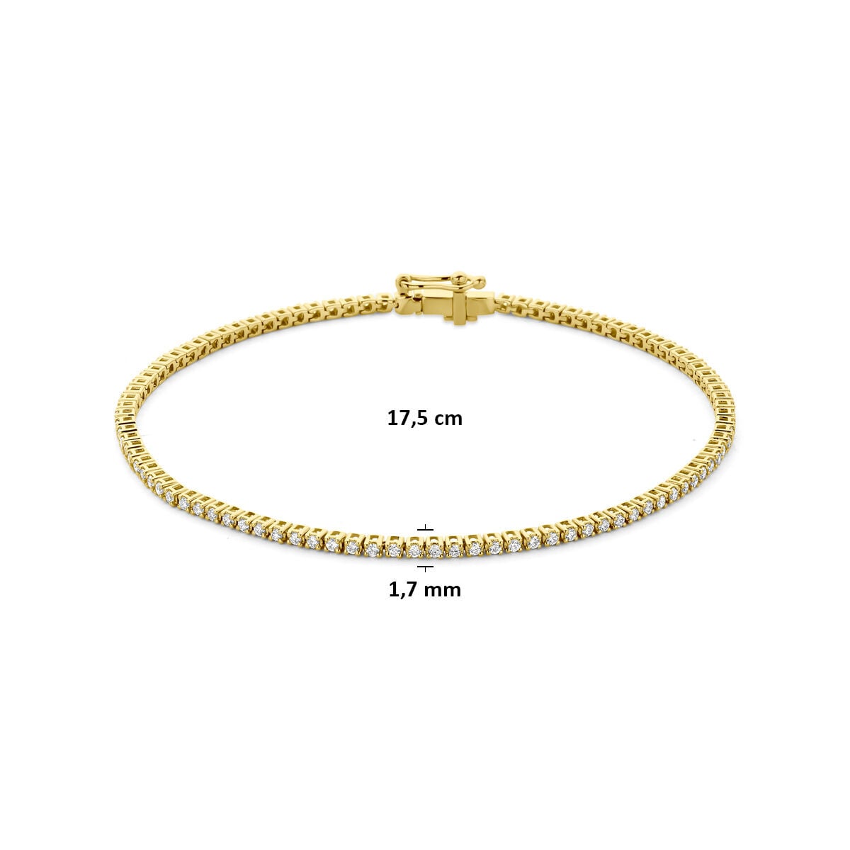 Armband tennis labgrown diamant-2