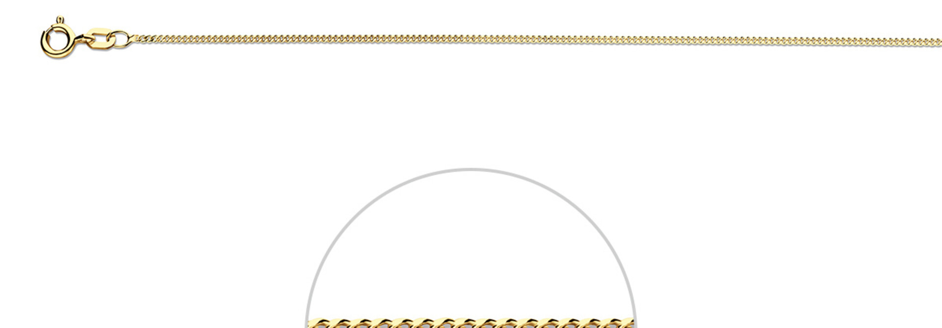 Ketting  gourmet schakel 1.2 mm