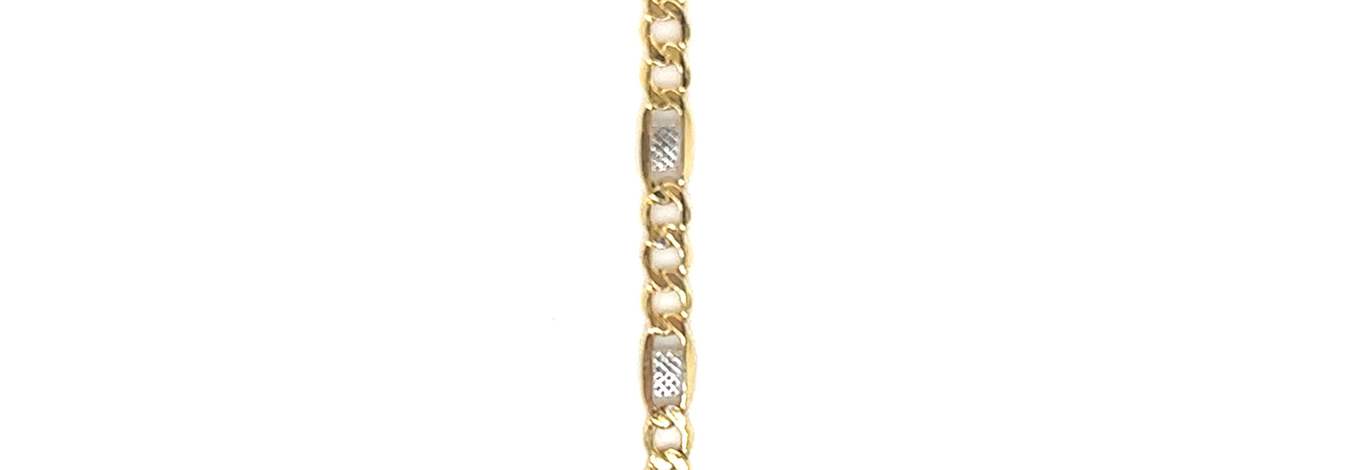 Armband figo schakel bicolor