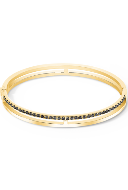 Bangle Eternal Unity Zwart-goudkleurig