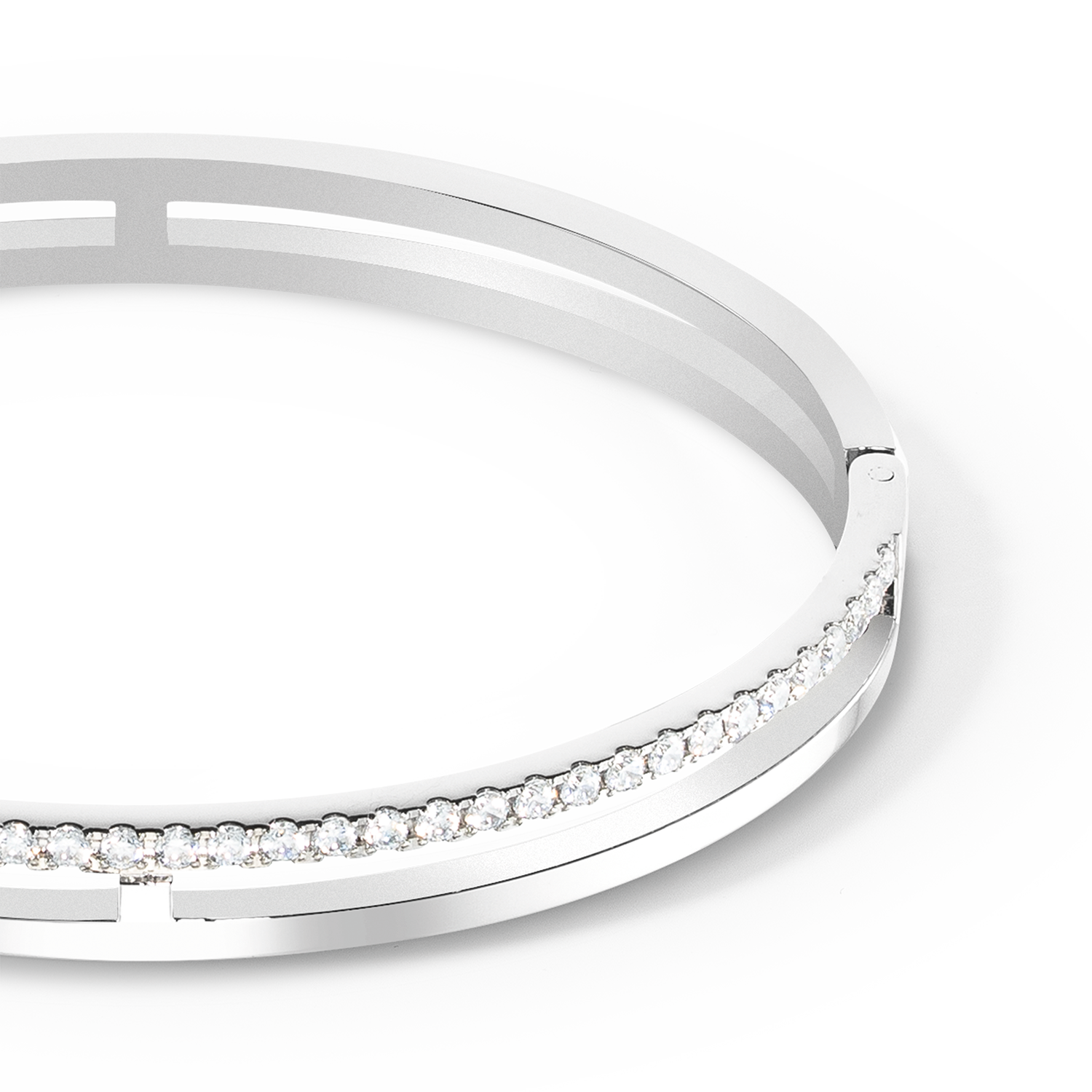 Bangle Eternal Unity Kristal-zilverkleurig-1
