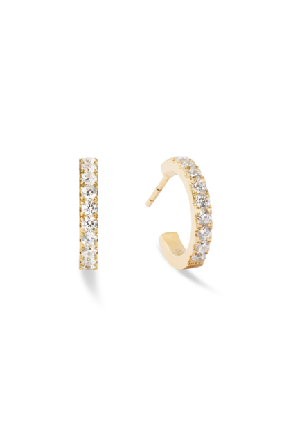 Creolen Eternal Love Kristal-goudkleurig