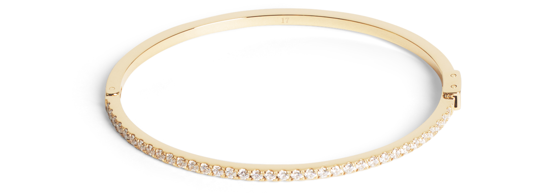 Bangle Eternal Love Kristal-goudkleurig