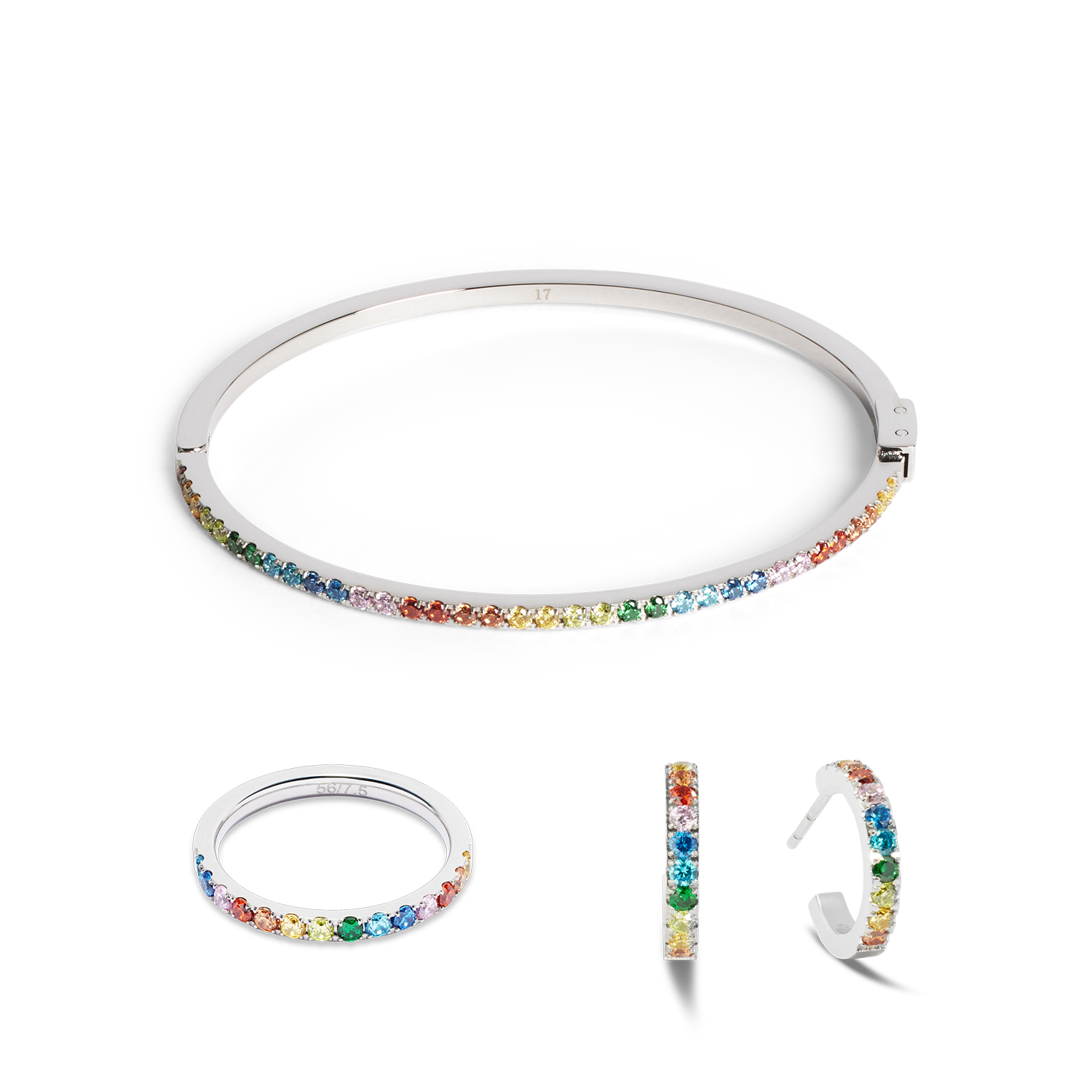 Bangle Eternal Love Kristal-zilverkleurig-3