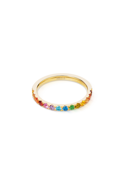 Ring Eternal Love Rainbow-goudkleurig