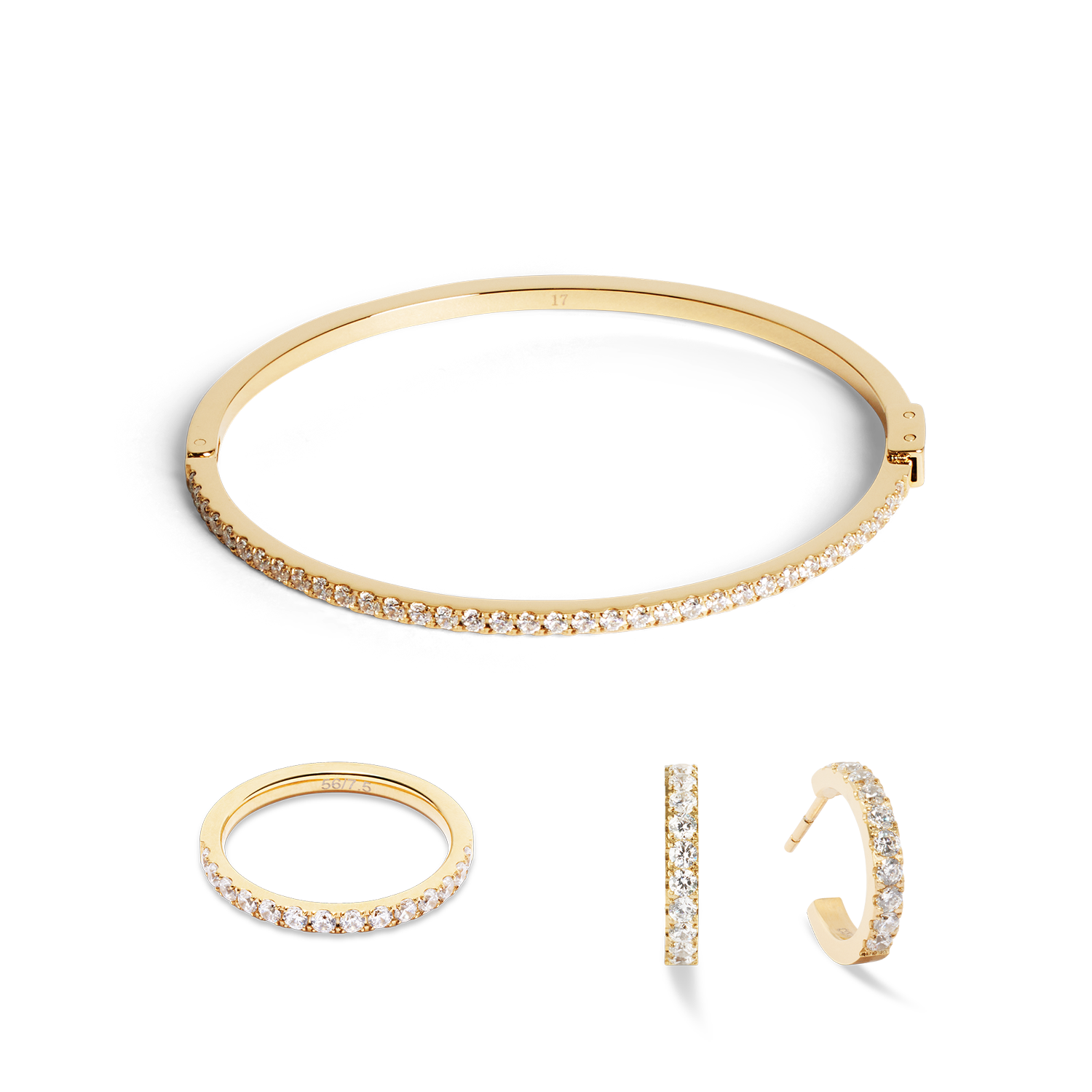 Ring Eternal Love Kristal-goudkleurig-3