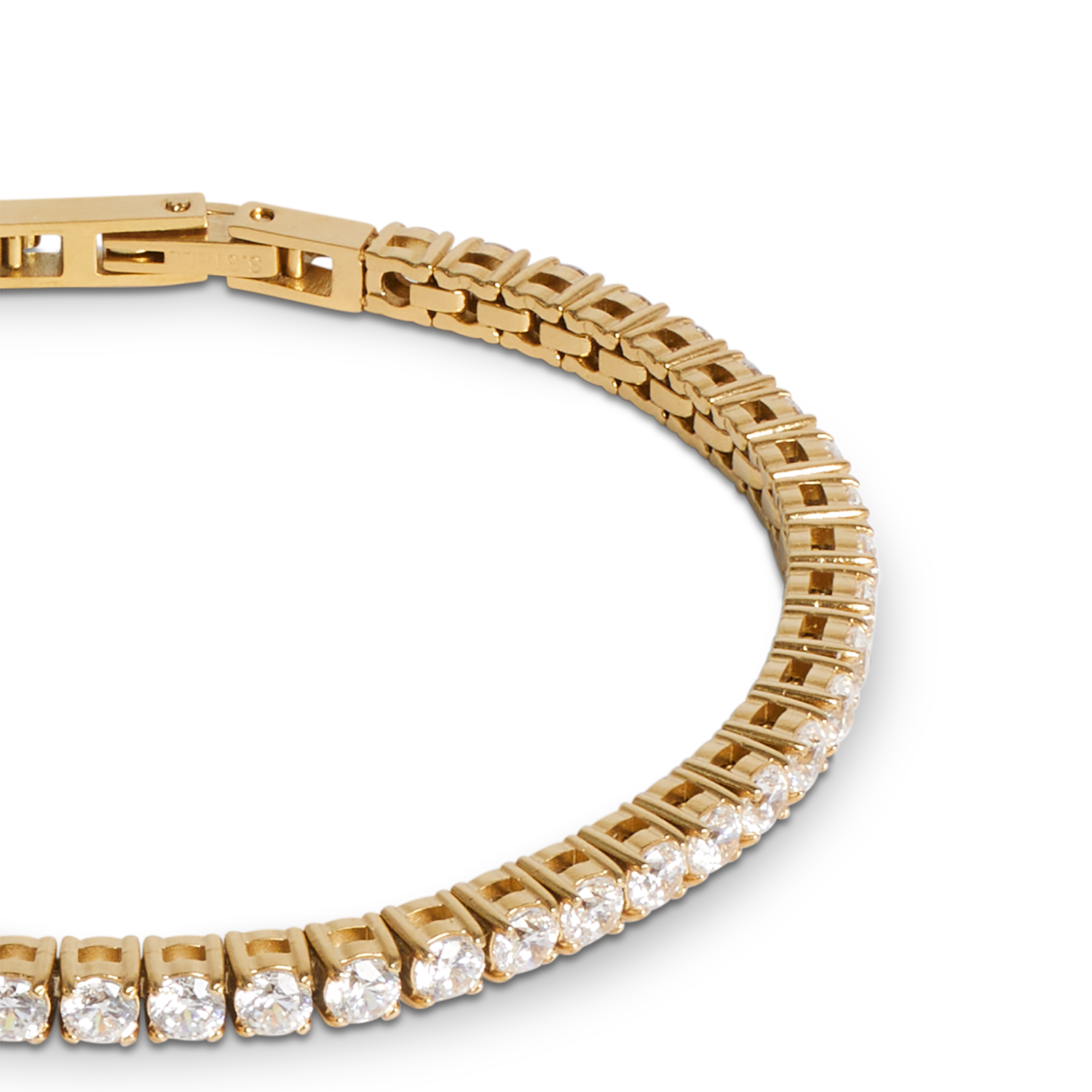 Armband Tennis Kristal-goudkleurig-2