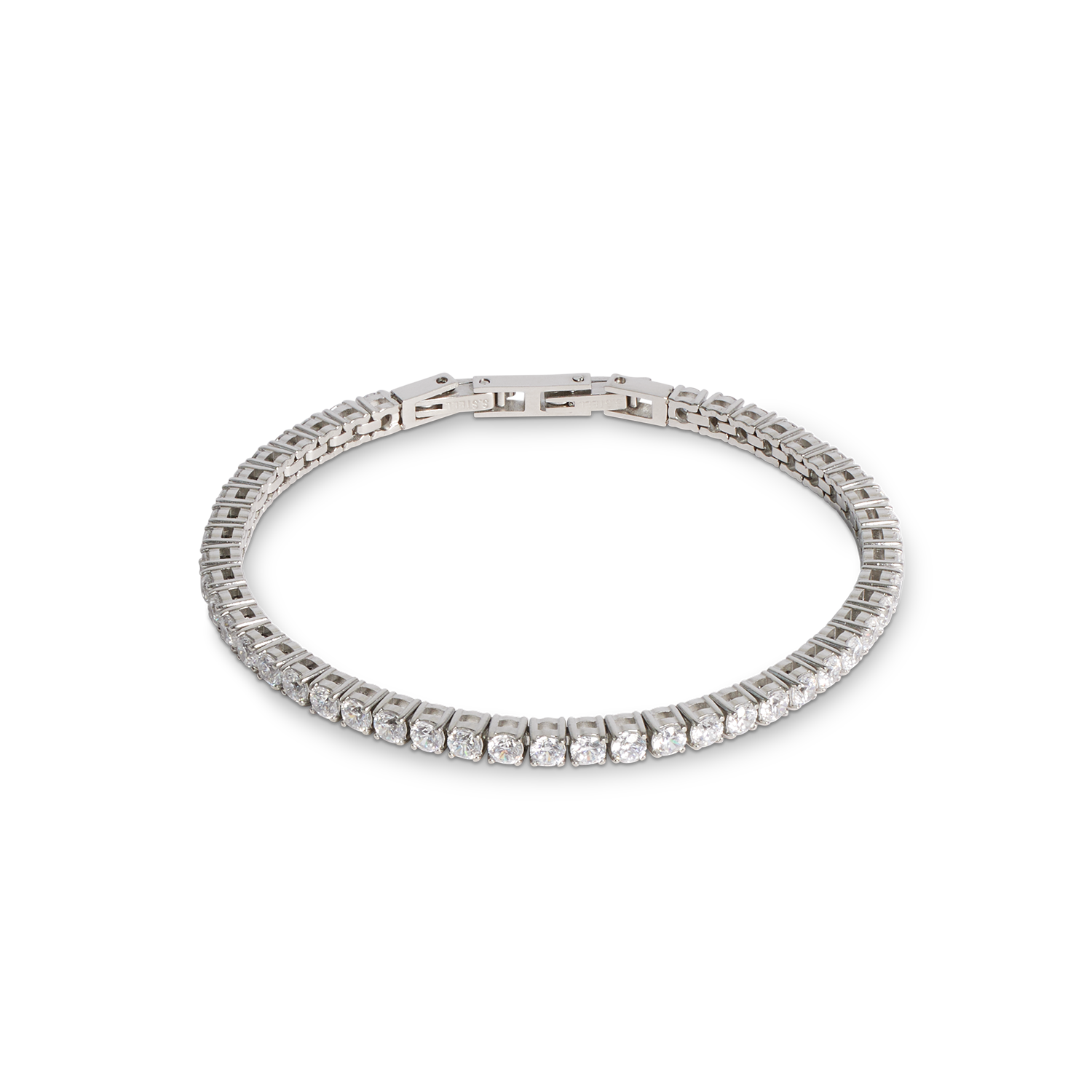 Armband Tennis Kristal-zilverkleurig-1