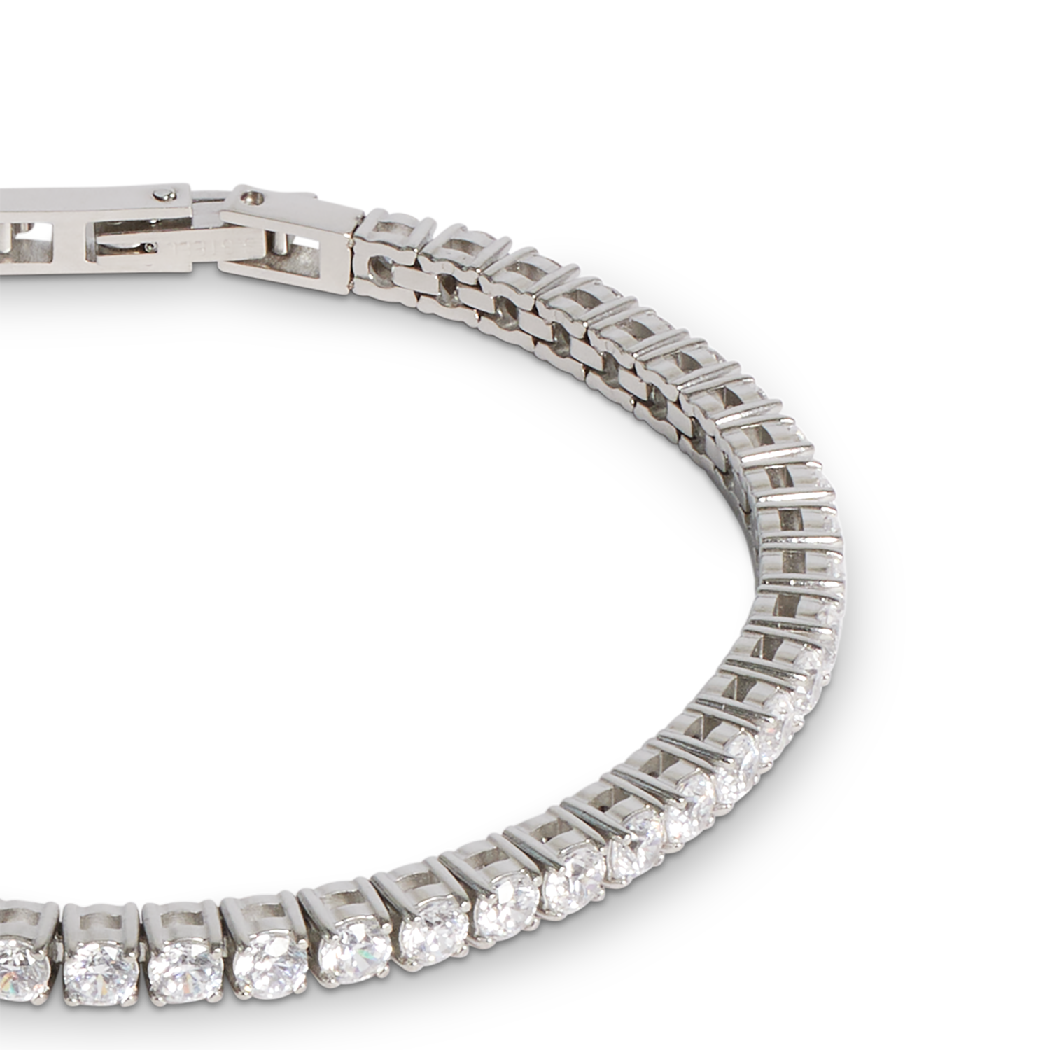 Armband Tennis Kristal-zilverkleurig-2