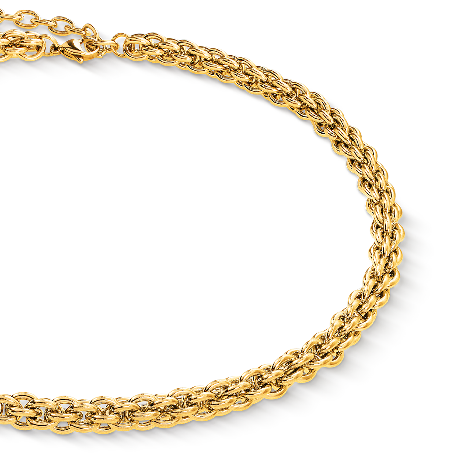 Collier Mesh Chain Classic Goudkleurig-2