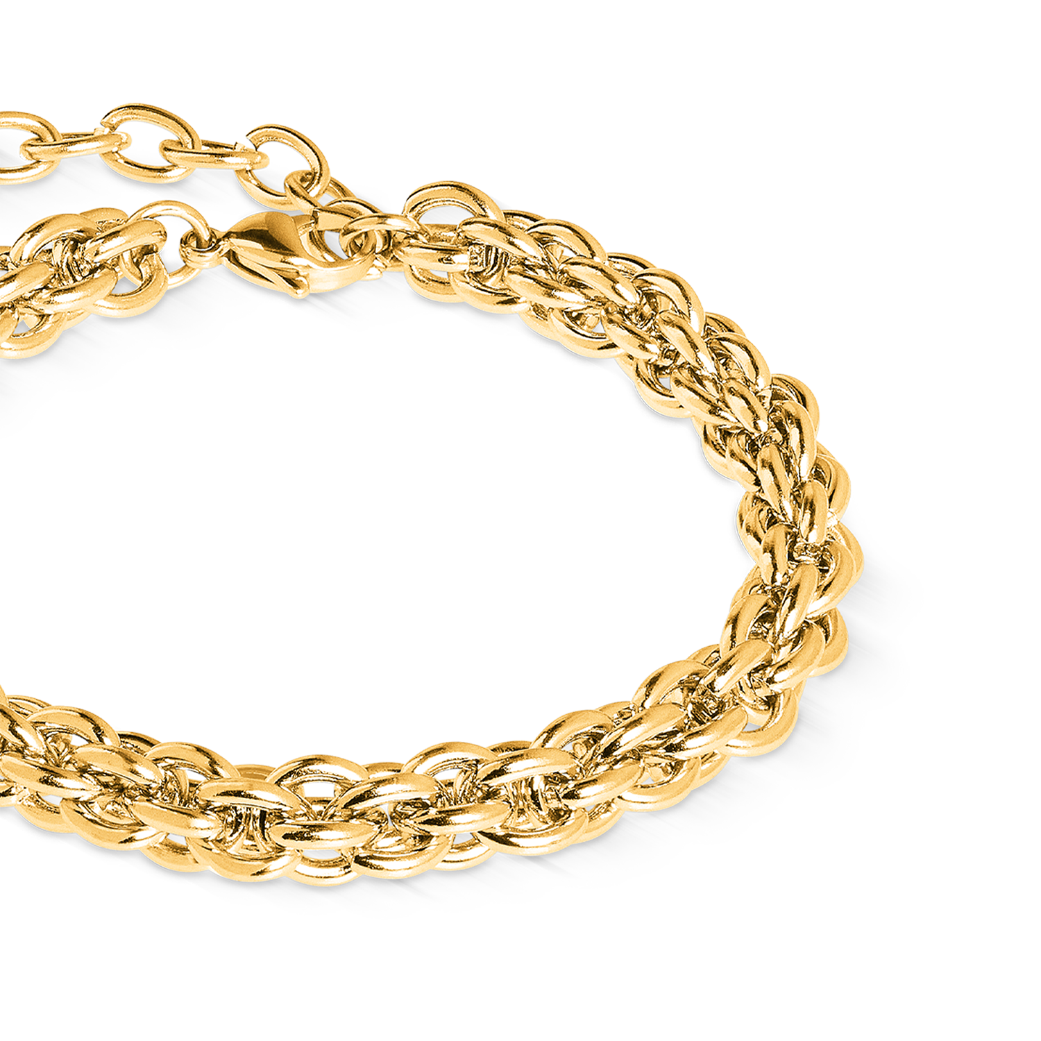 Armband Mesh Chain Classic Goudkleurig-2