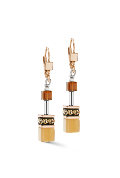 Oorhangers GeoCUBE® Iconic Mocha Mousse