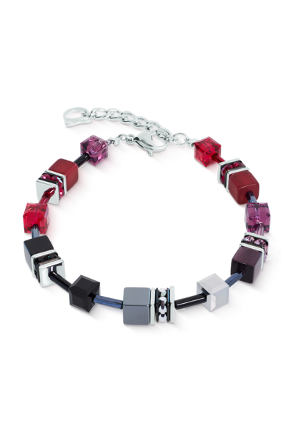Armband GeoCUBE® Iconic Rood-zwart