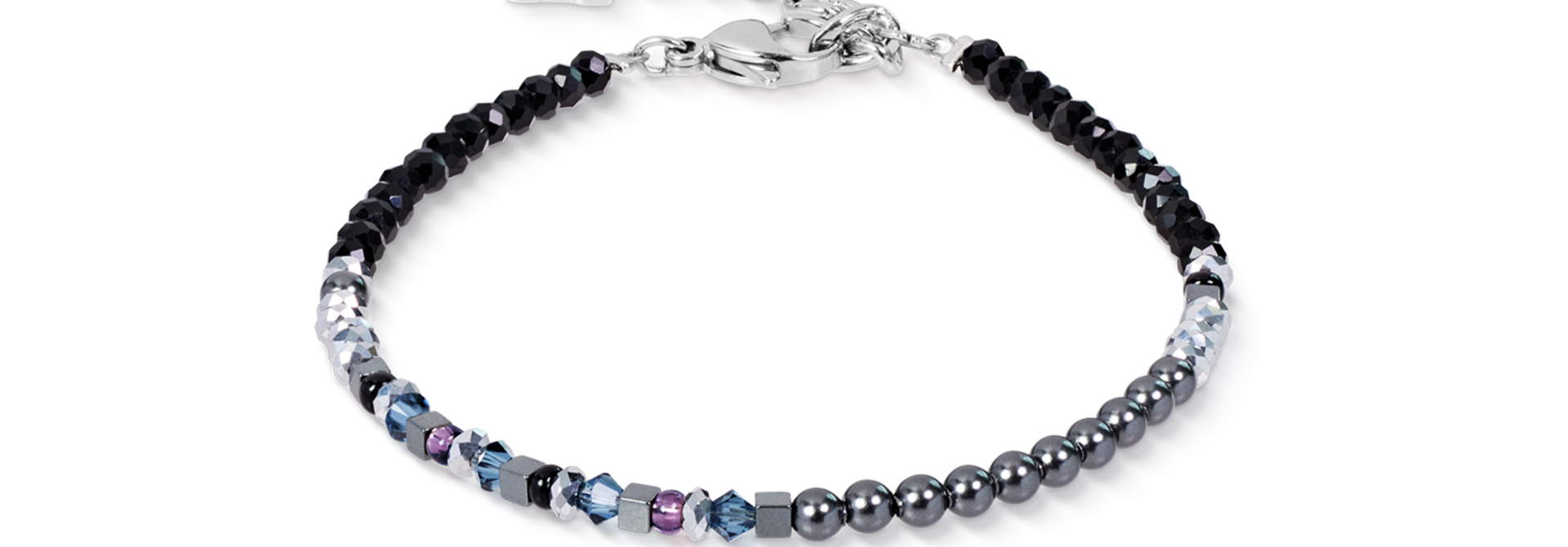 Armband Fusion Offset Graphic Grijs-zwart