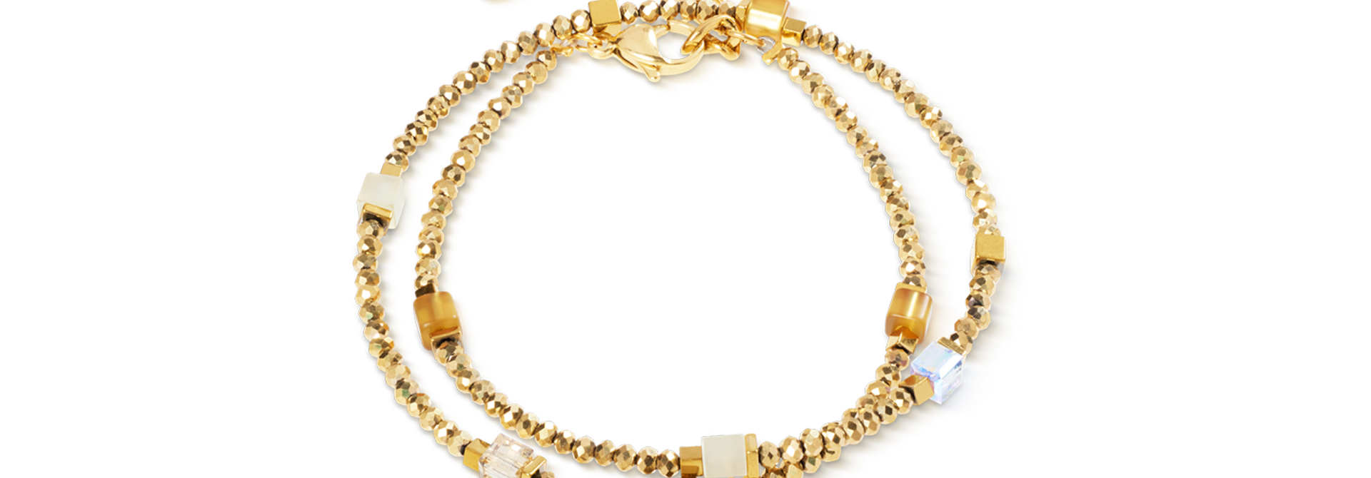 Armband Joyful Colours Flex Goudkleurig