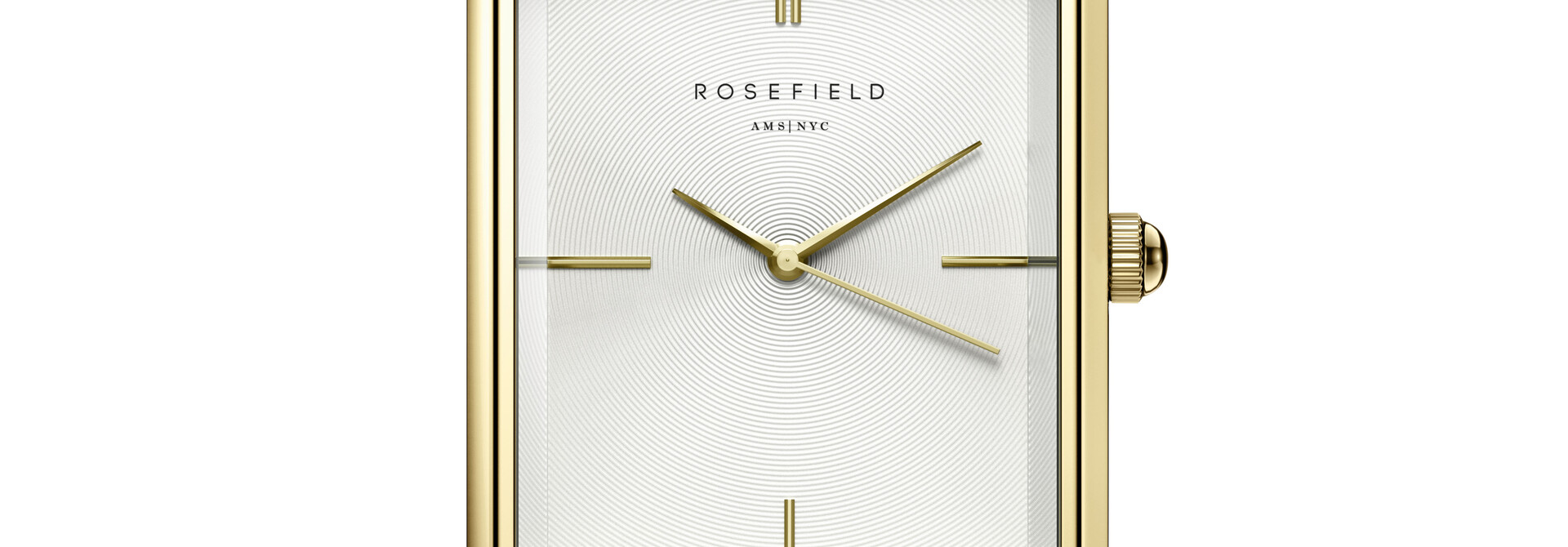 Rosefield Octagon horloge zilver- en goudkleurig OWSSSG-O48