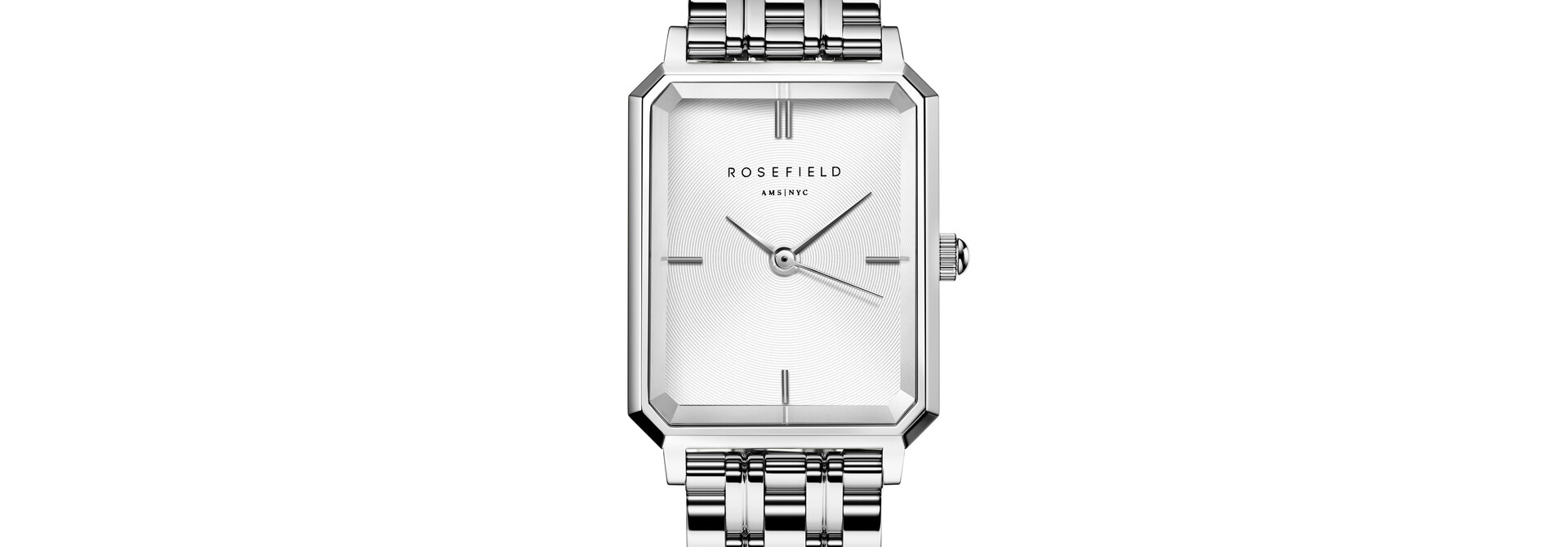 Rosefield Octagon XS horloge zilverkleurig OWGSS-O63