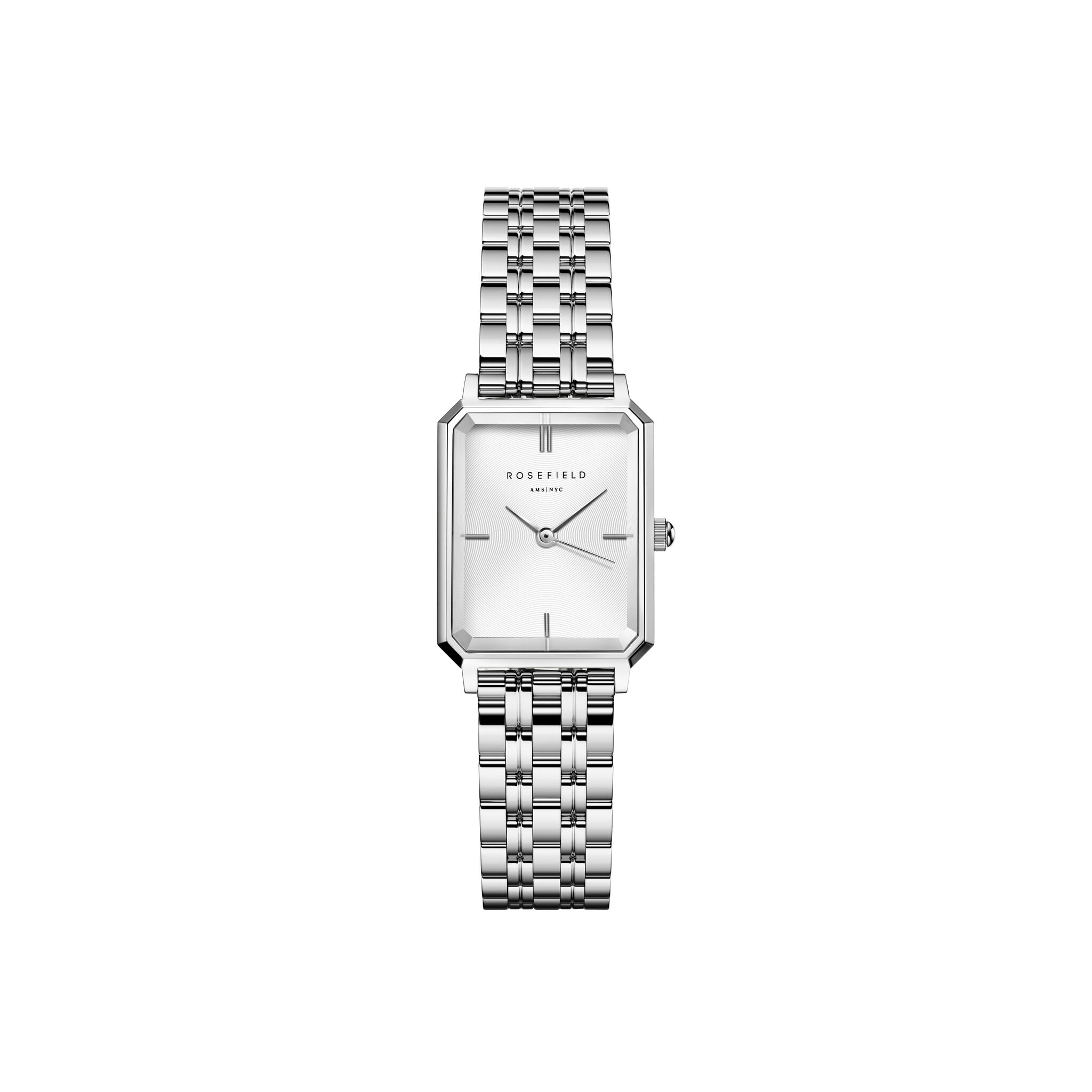 Rosefield Octagon XS horloge zilverkleurig OWGSS-O63-1