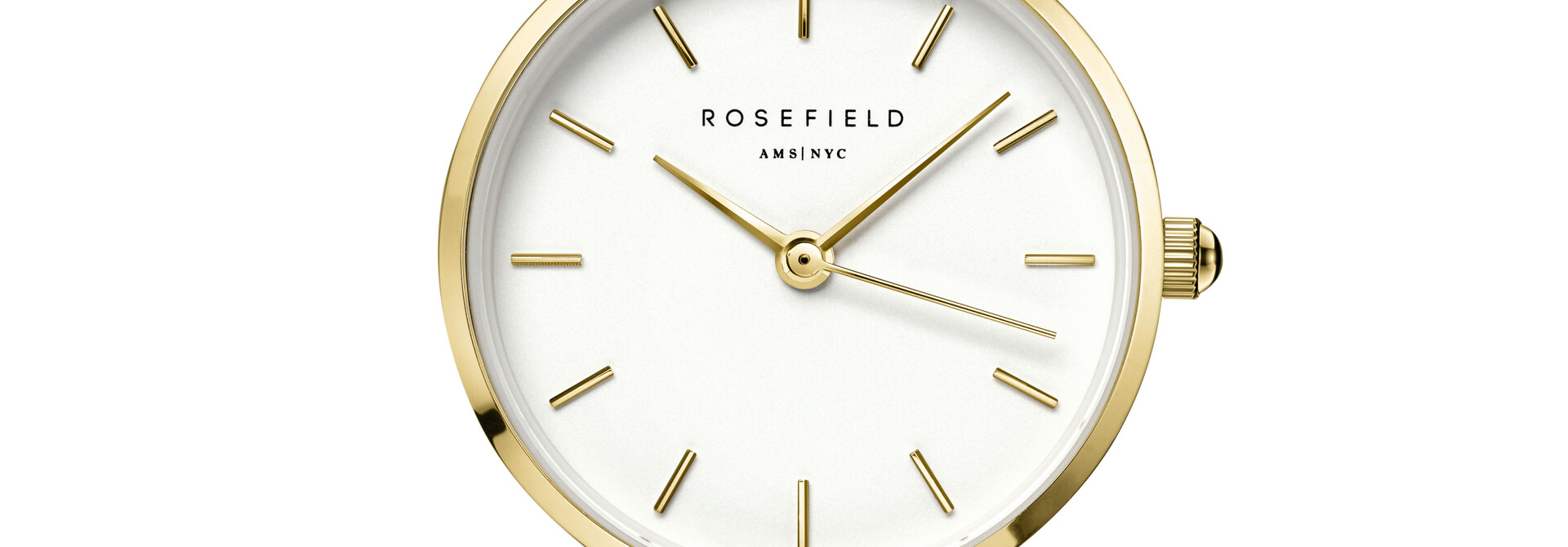 Rosefield Small Edit horloge zilver- en goudkleurig 26SGD-269