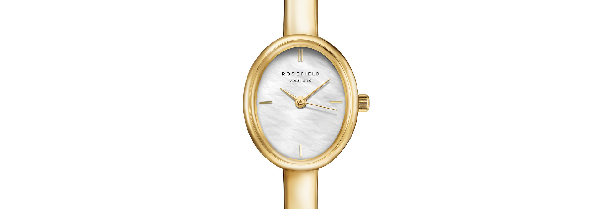 Rosefield Studio Bangle Small horloge goudkleurig STWGSG-ST04