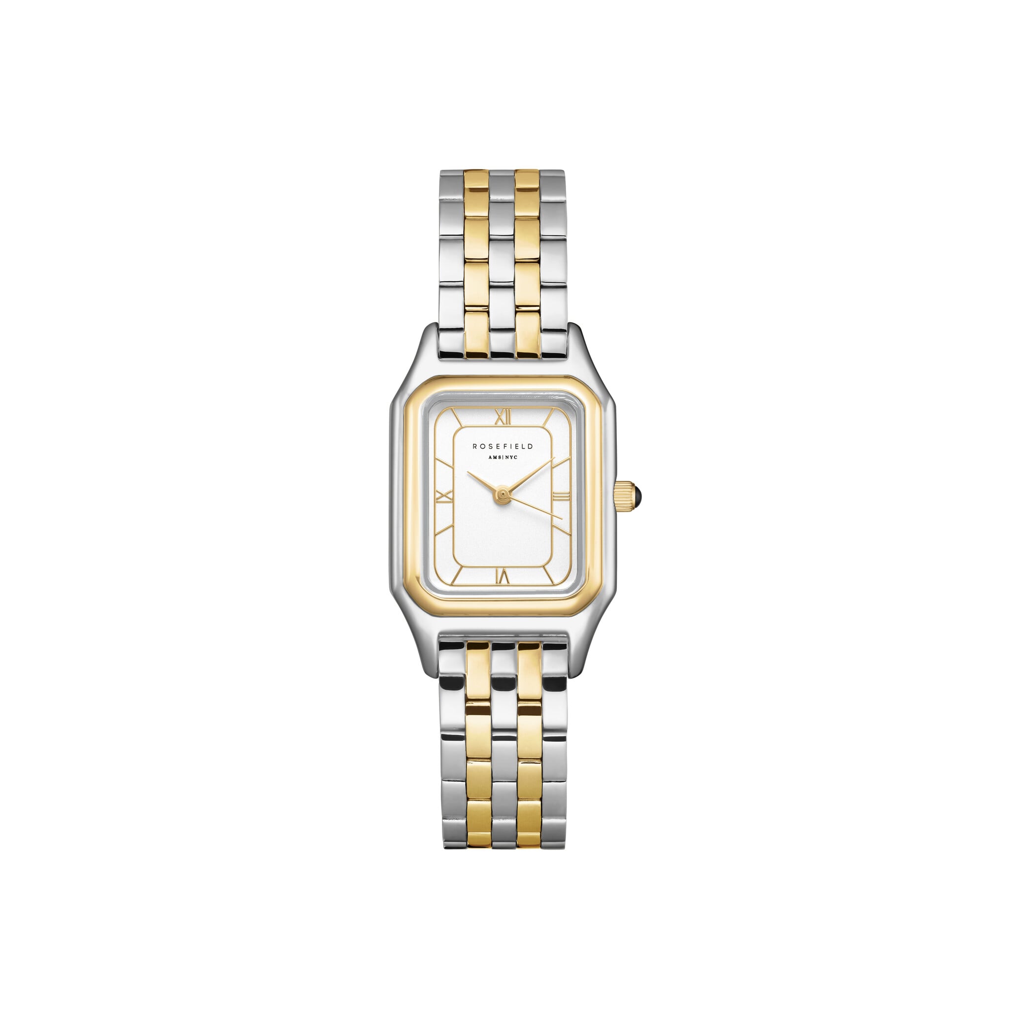 Rosefield Ivy horloge zilver- en goudkleurig OCWDSD-OC03-1