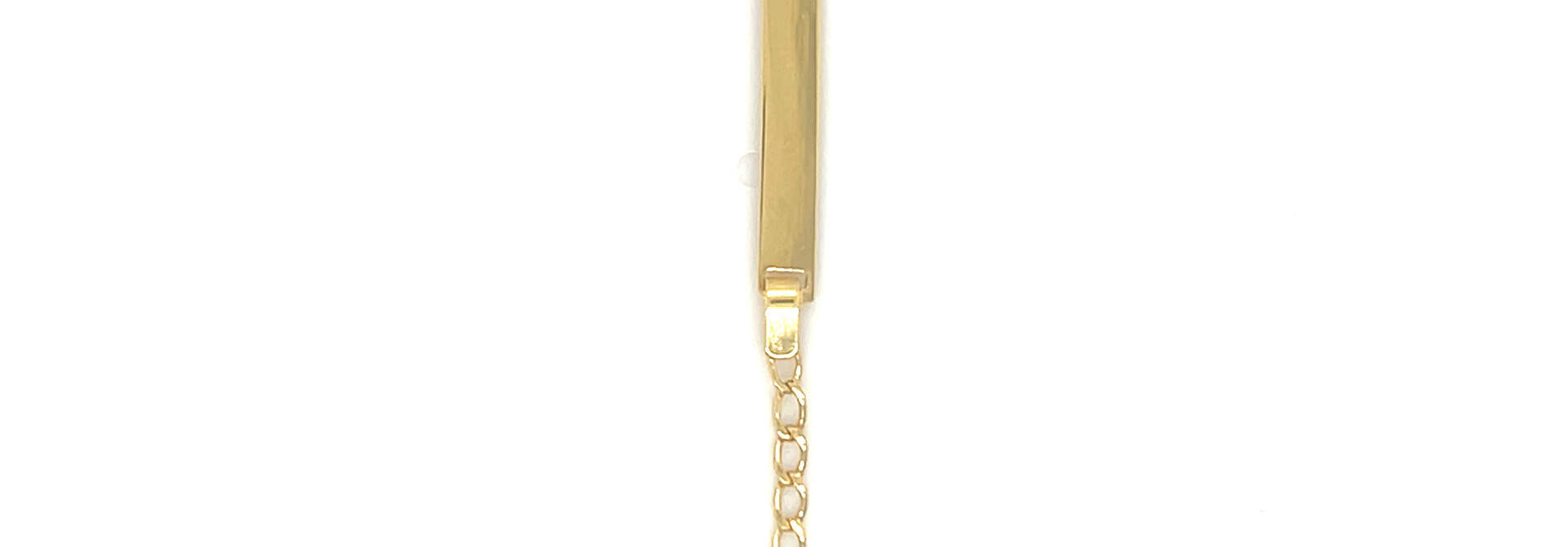 Armband open schakel met graveerbaar plaatje kind