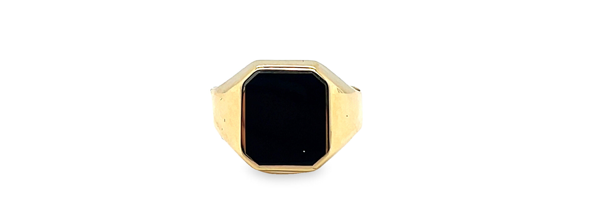 Ring zegel met onyx steen
